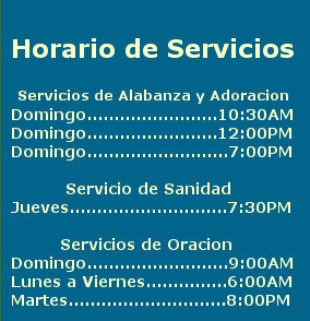 Horarios de Servico